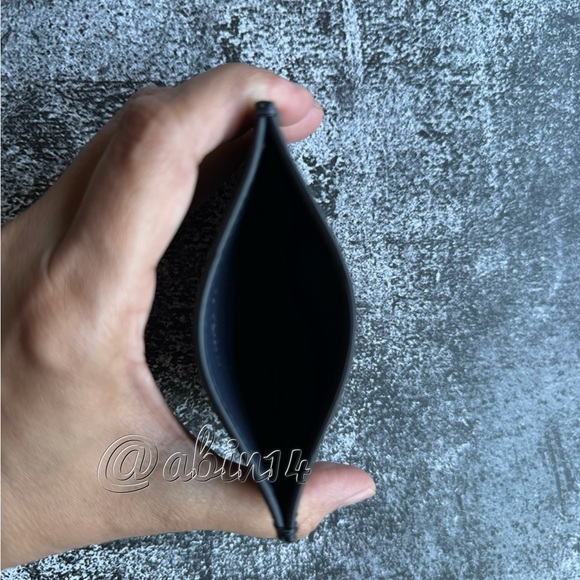 NWT Coach Leather Baseball Stitch Card Case - Picture 2 of 4